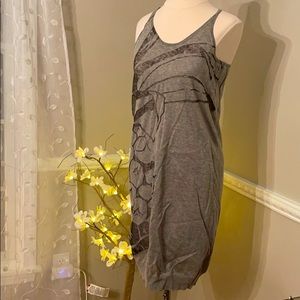 Stella McCartney T-Back Tank Dress Burnout detail